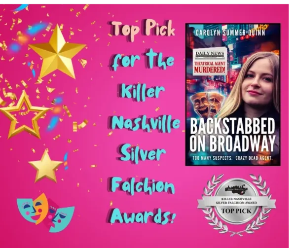 Backstabbed on Broadway — Killer Nashville Silver Falchion Awards: Top Pick