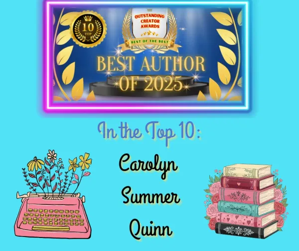 Carolyn Summer Quinn named one of the Top 10 Best Authors of 2025 by the Outstanding Creator Awards