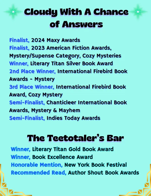 Honor roll: Cloudy with a Chance of Answers, The Teetotaler's Bar