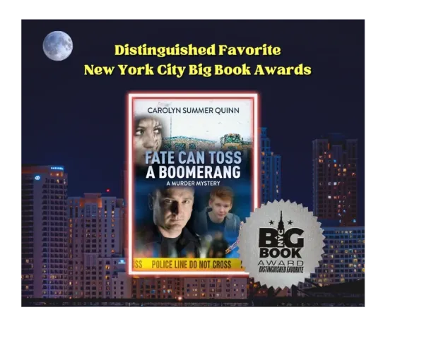 Fate Can Toss a Boomerang — NYC Big Book Awards: Distinguished Favorite