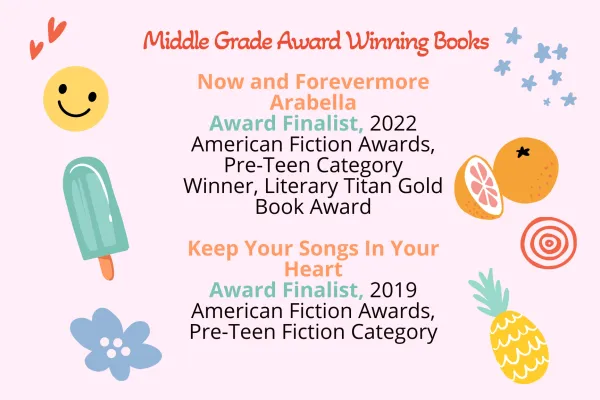 Now and Forevermore Arabella, Keep Your Songs in Your Heart — American Fiction Awards · Literary Titan: Finalists – Pre-Teen; Gold Book Award (2019 · 2022)